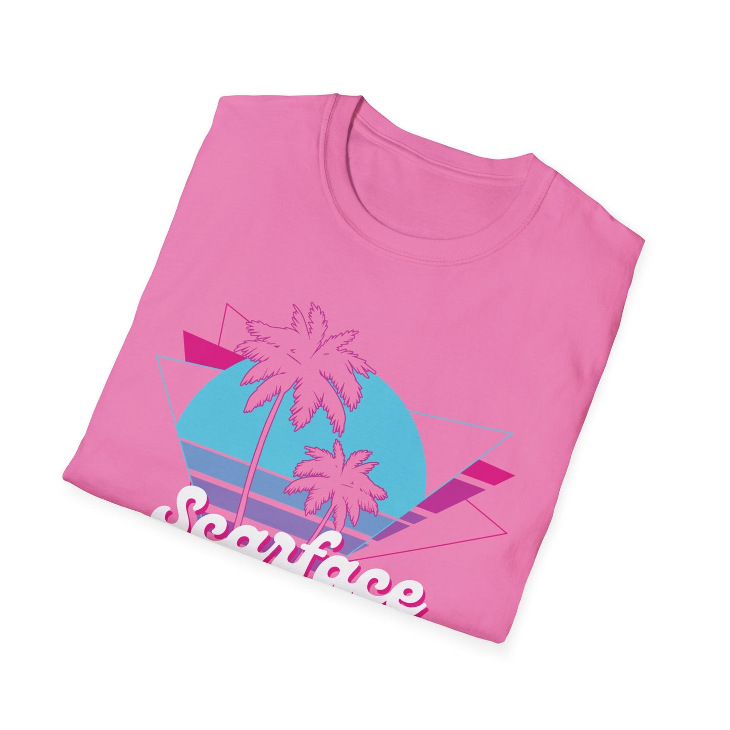 Scarface Neon Empire Graphic T-Shirt – Retro 80s Miami Streetwear Tee