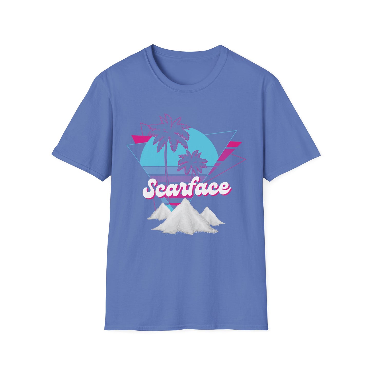 Scarface Neon Empire Graphic T-Shirt – Retro 80s Miami Streetwear Tee