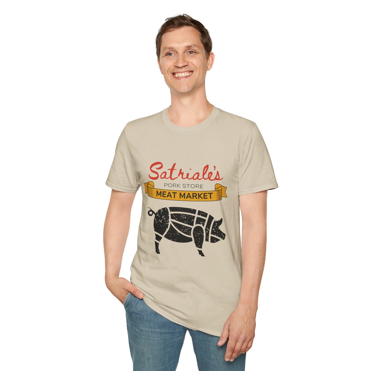 Satriale’s Pork Store T-Shirt – Vintage Meat Market Design