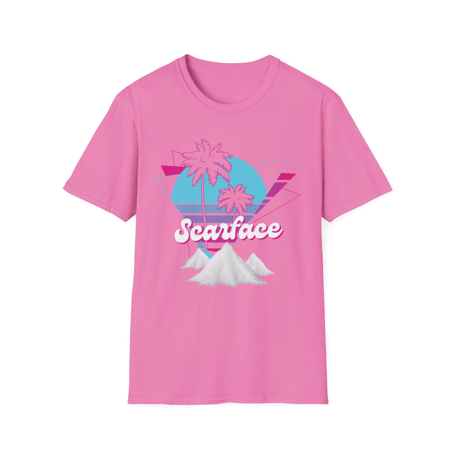 Scarface Neon Empire Graphic T-Shirt – Retro 80s Miami Streetwear Tee