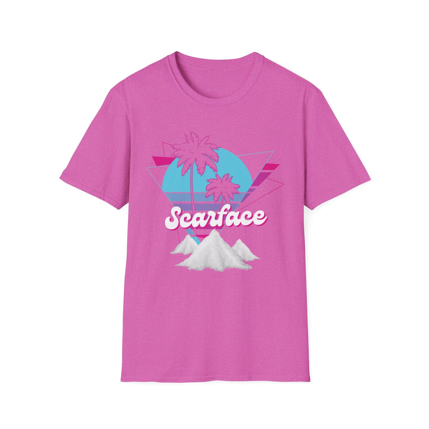 Scarface Neon Empire Graphic T-Shirt – Retro 80s Miami Streetwear Tee