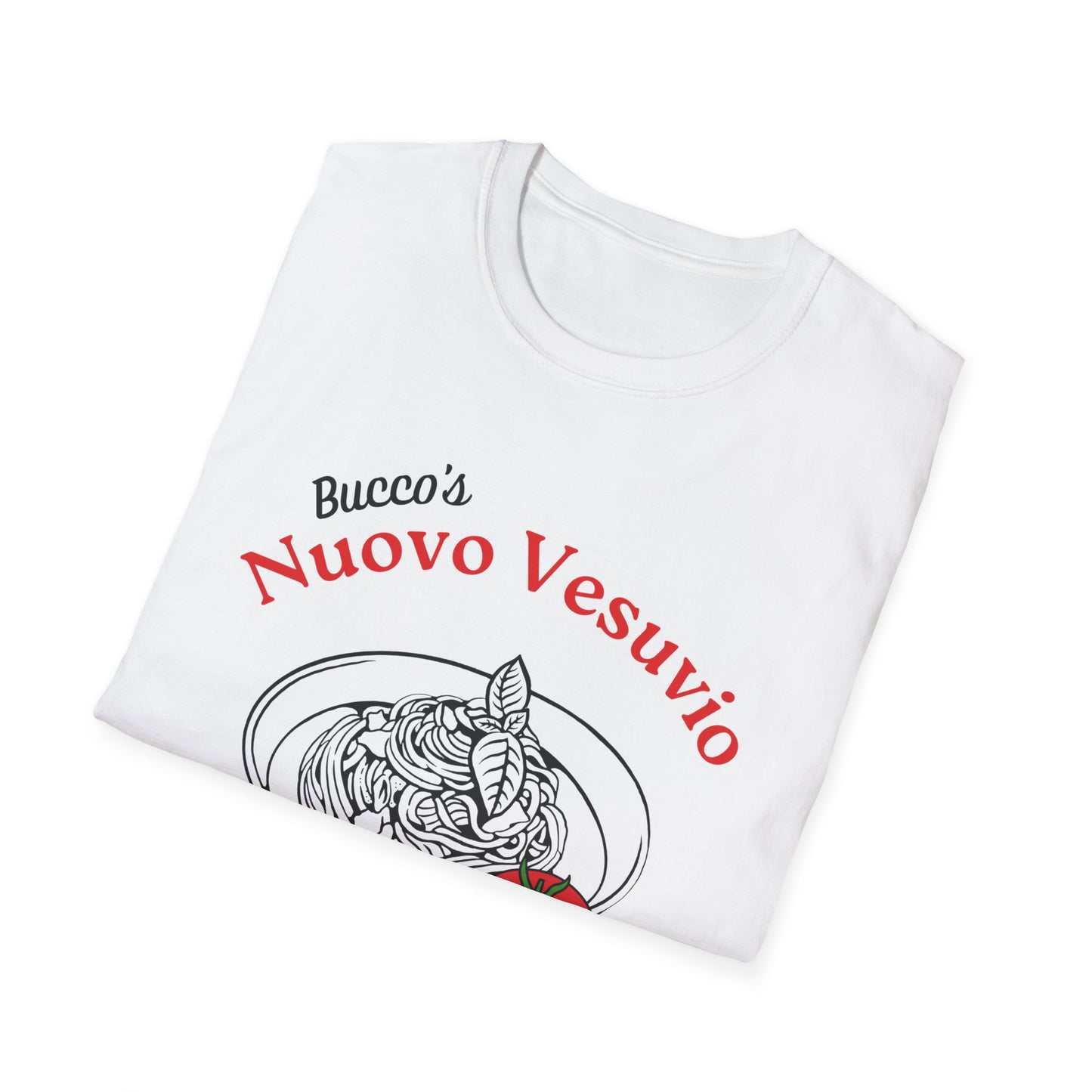 Nuovo Vesuvio Spaghetti Graphic T-Shirt – Italian Family Tradition Tee