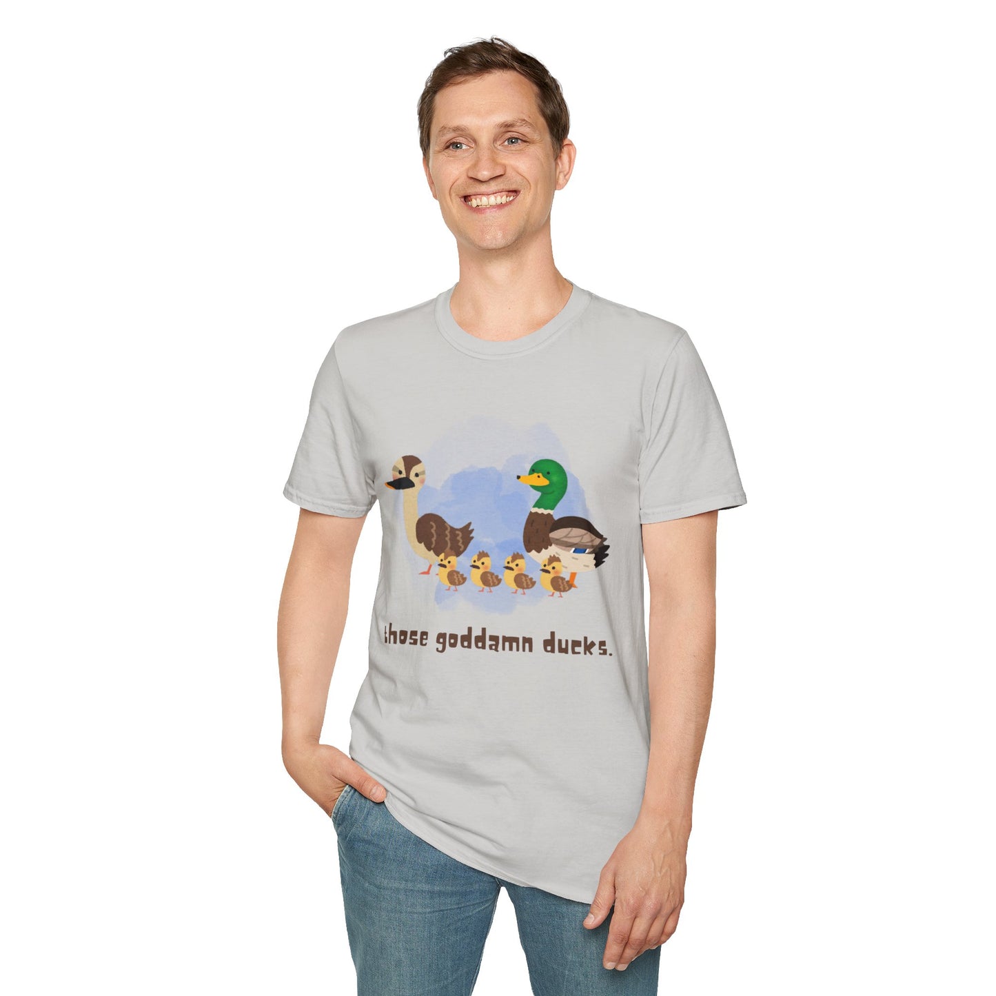 Those Goddamn Ducks – Mob-Inspired Funny Animal Graphic T-Shirt