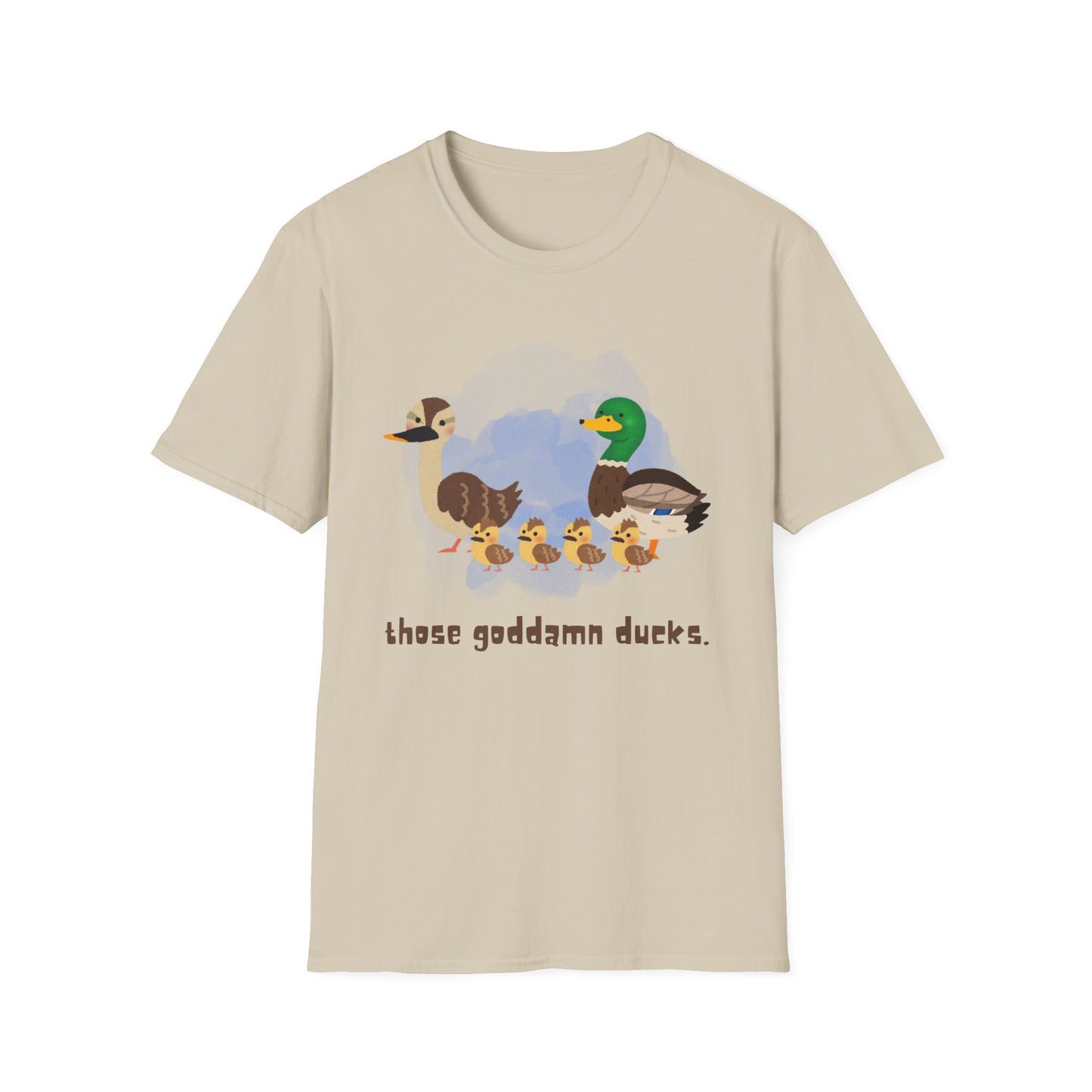 Those Goddamn Ducks – Mob-Inspired Funny Animal Graphic T-Shirt