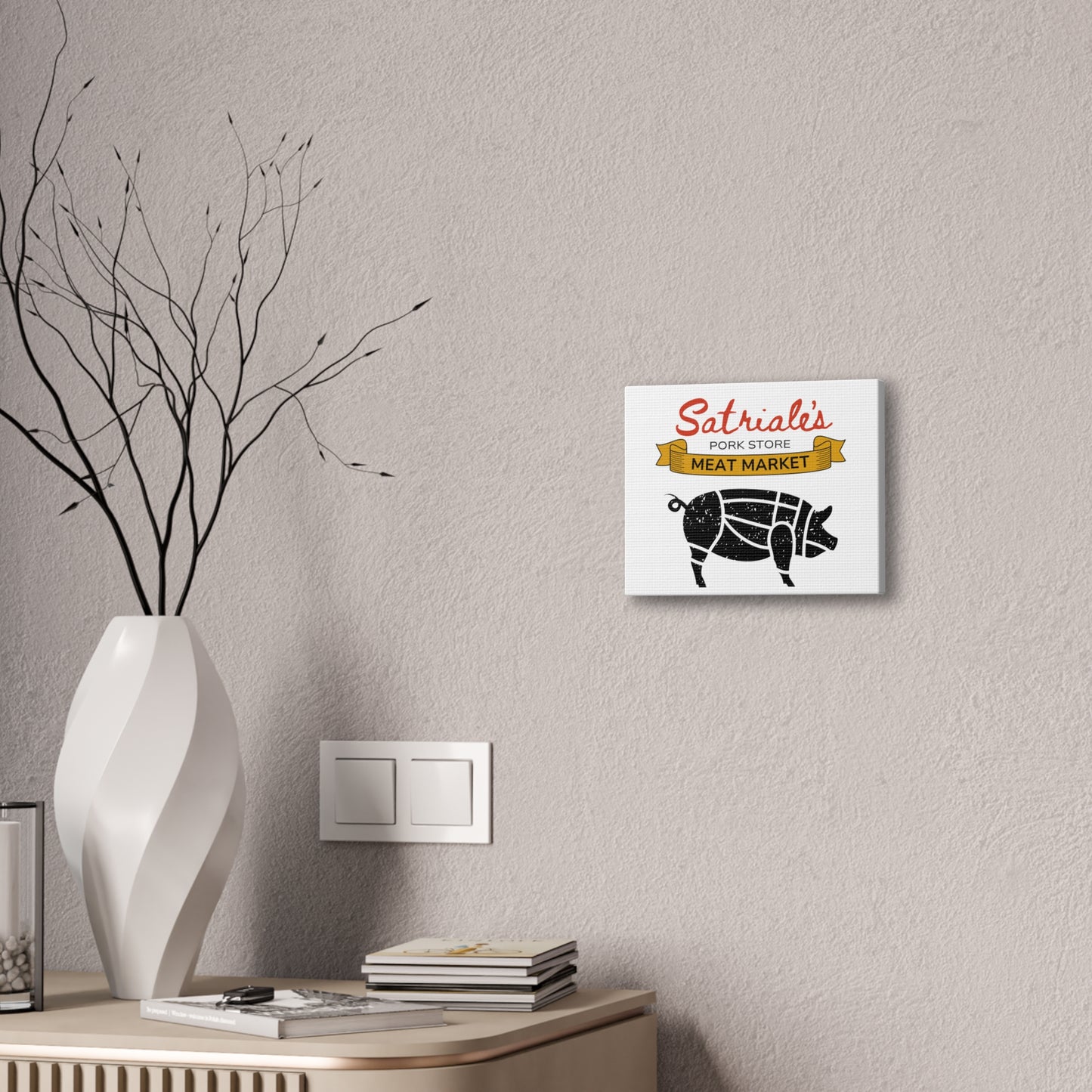 Satriale’s Pork Store Canvas Wall Art
