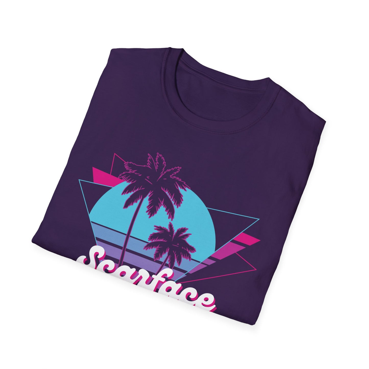 Scarface Neon Empire Graphic T-Shirt – Retro 80s Miami Streetwear Tee