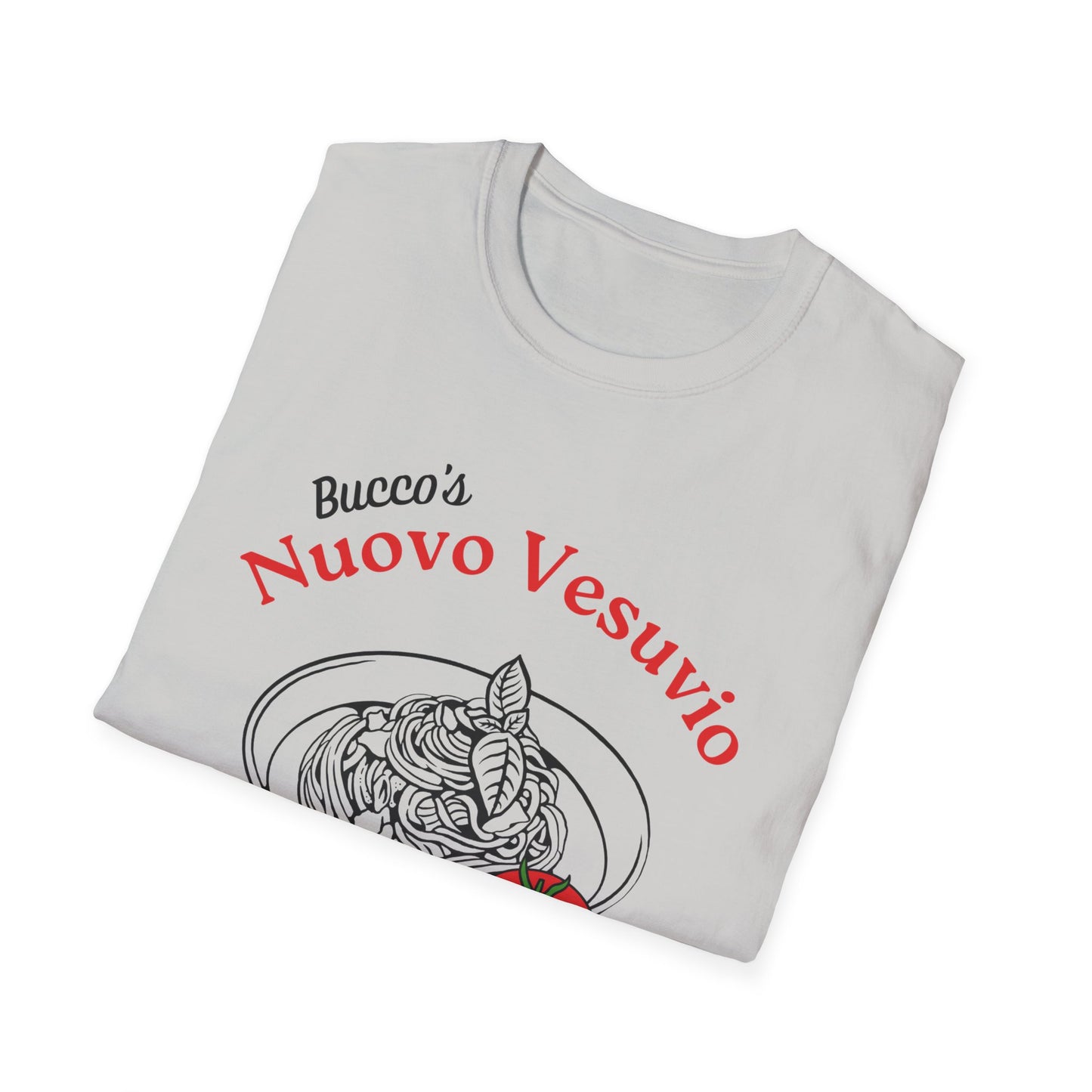 Nuovo Vesuvio Spaghetti Graphic T-Shirt – Italian Family Tradition Tee