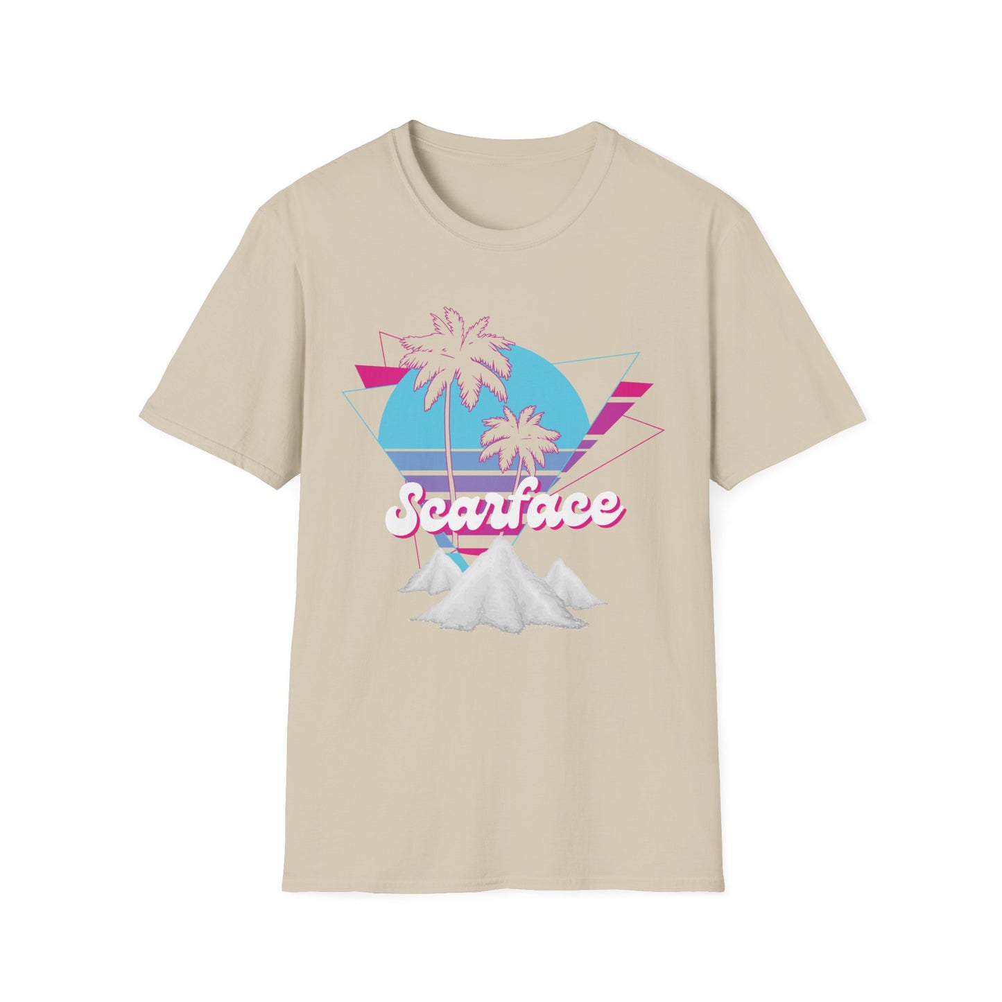 Scarface Neon Empire Graphic T-Shirt – Retro 80s Miami Streetwear Tee
