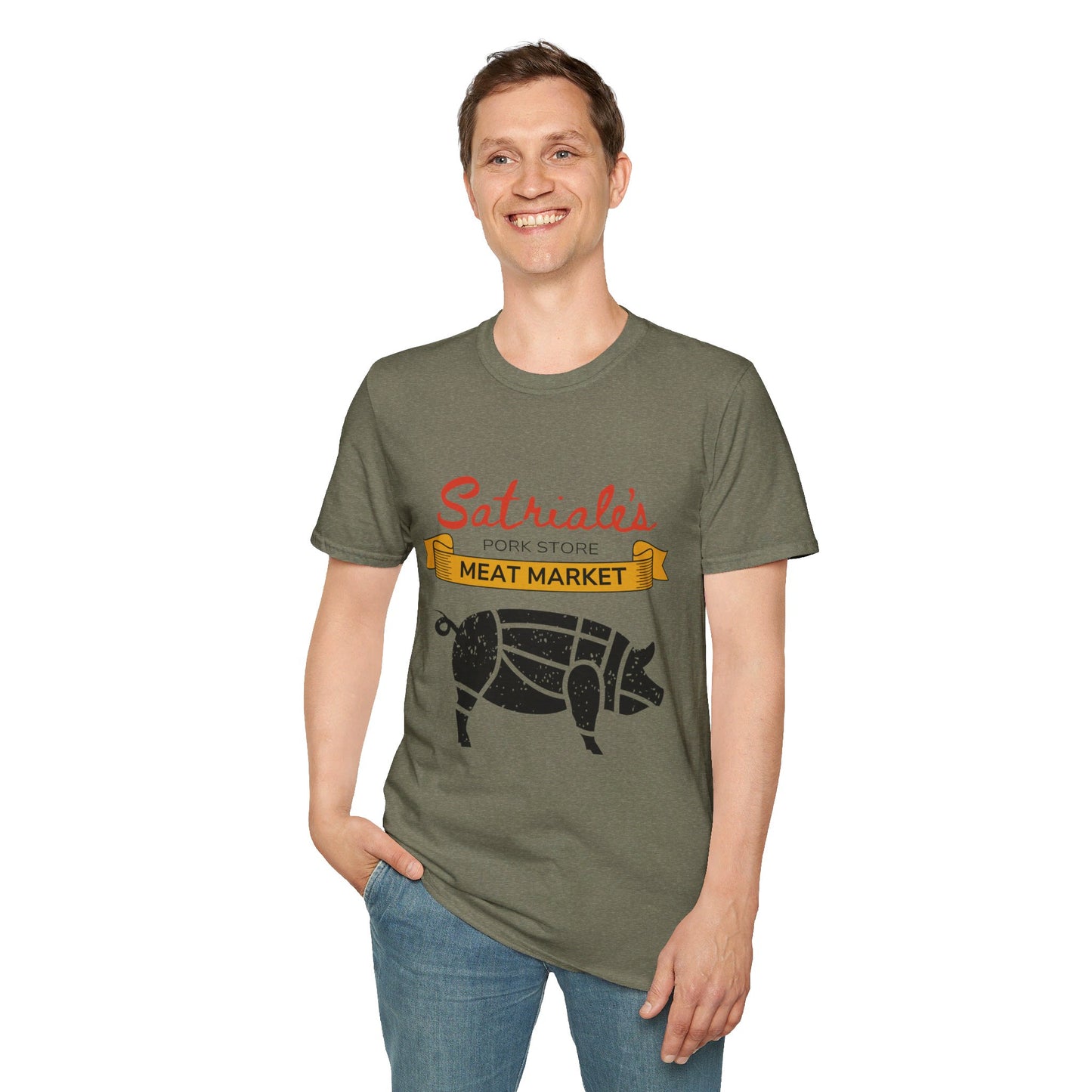 Satriale’s Pork Store T-Shirt – Vintage Meat Market Design