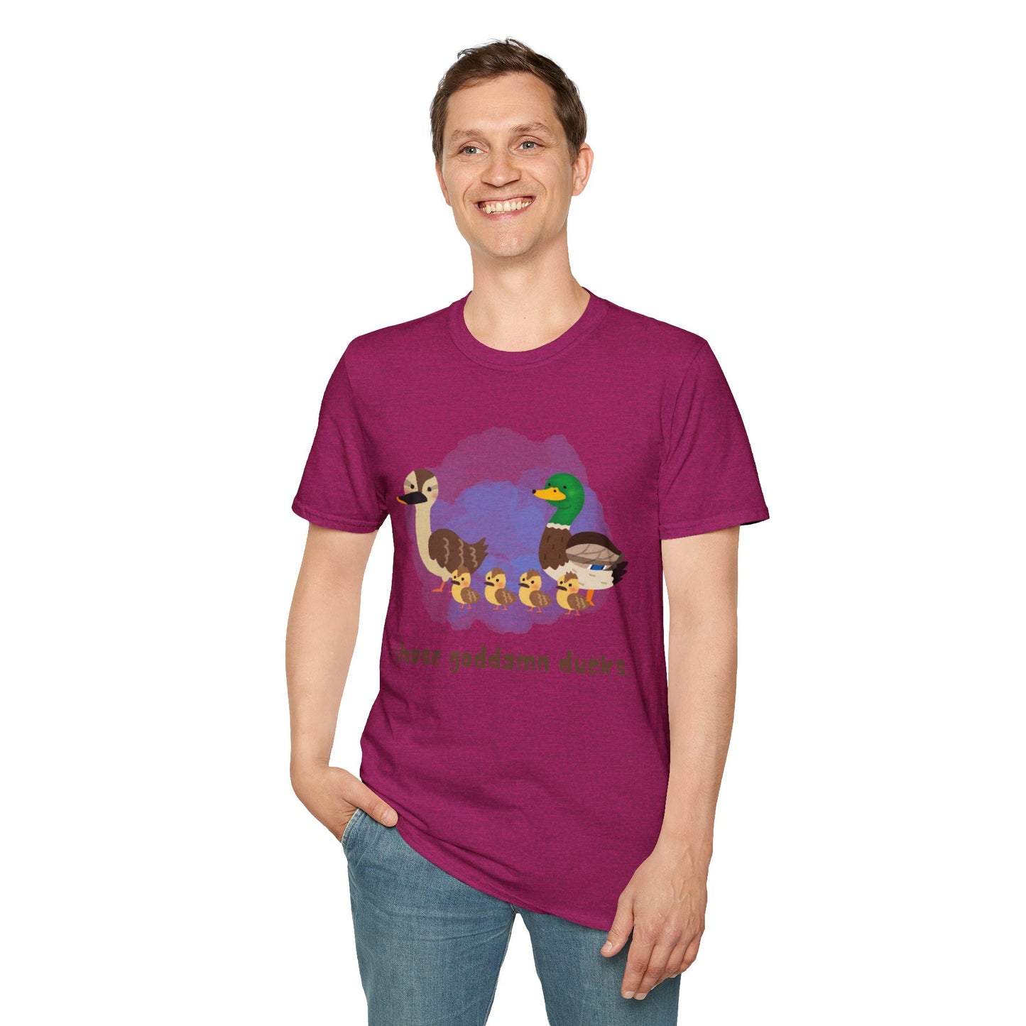 Those Goddamn Ducks – Mob-Inspired Funny Animal Graphic T-Shirt