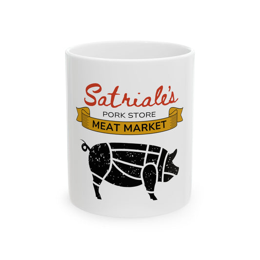 Satriale’s Pork Store Ceramic Mug – Classic Mobster-Inspired Drinkware