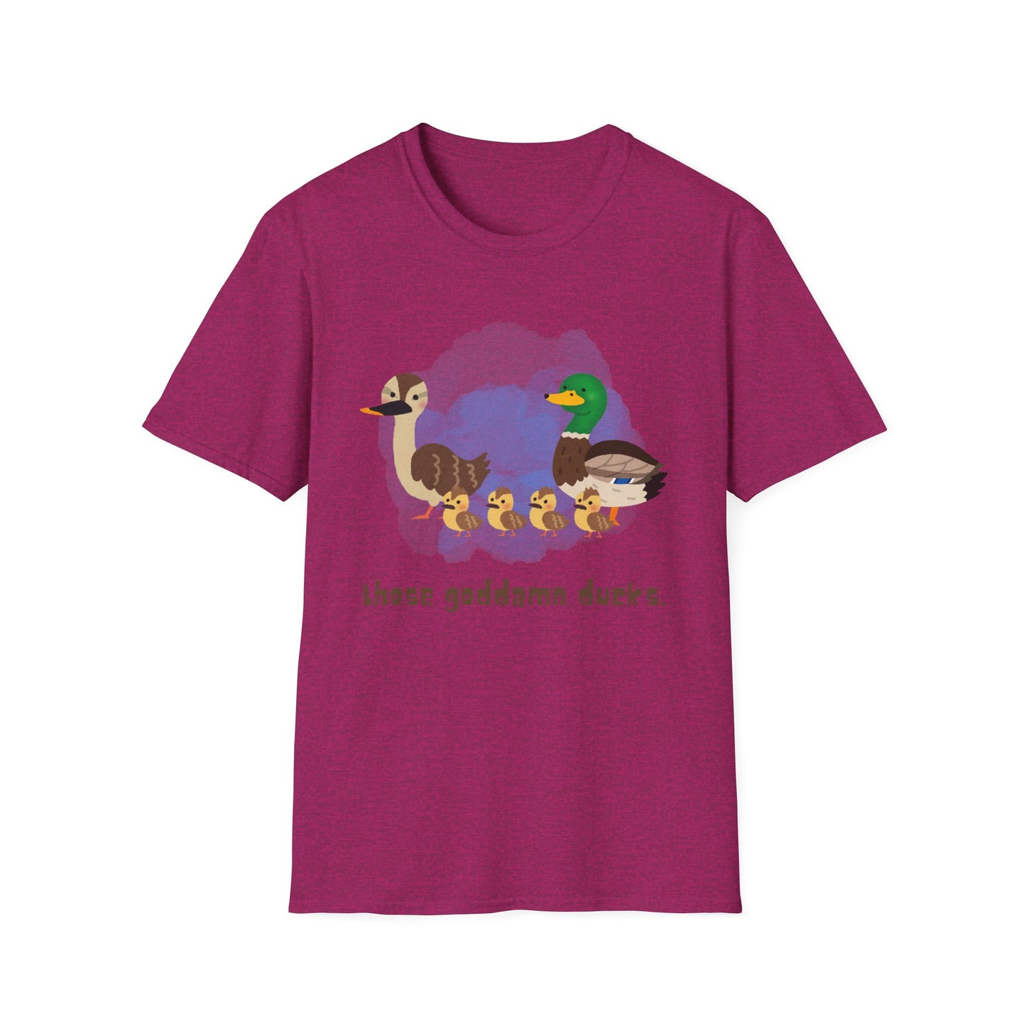 Those Goddamn Ducks – Mob-Inspired Funny Animal Graphic T-Shirt