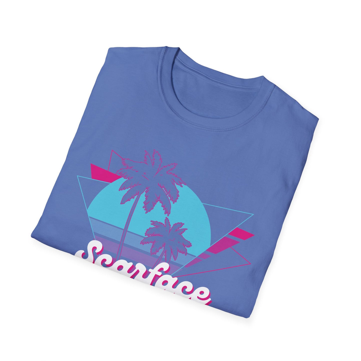 Scarface Neon Empire Graphic T-Shirt – Retro 80s Miami Streetwear Tee