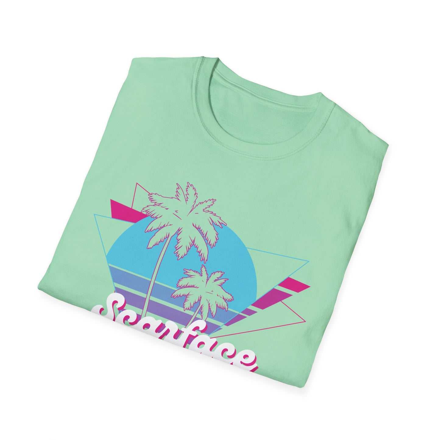 Scarface Neon Empire Graphic T-Shirt – Retro 80s Miami Streetwear Tee