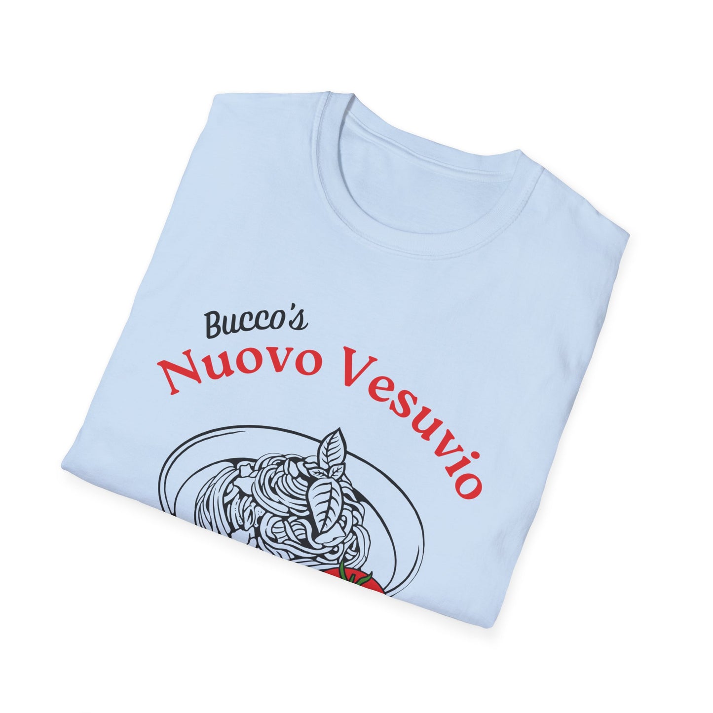 Nuovo Vesuvio Spaghetti Graphic T-Shirt – Italian Family Tradition Tee