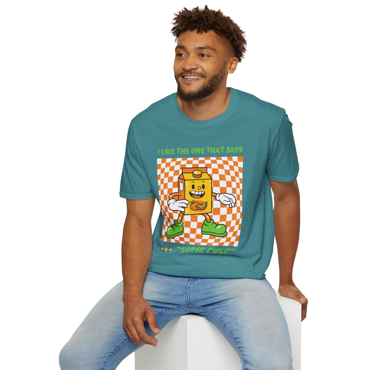 Some Pulp Retro Juice Graphic T-Shirt – Funny Cartoon Streetwear Tee