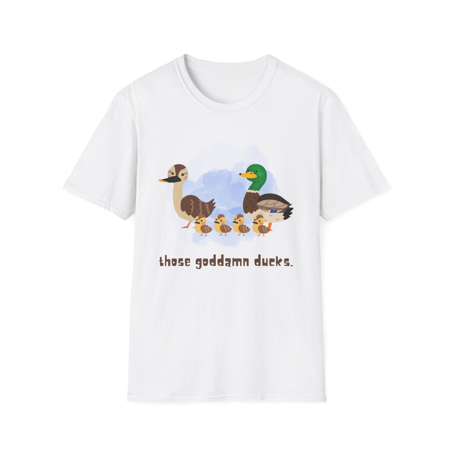 Those Goddamn Ducks – Mob-Inspired Funny Animal Graphic T-Shirt