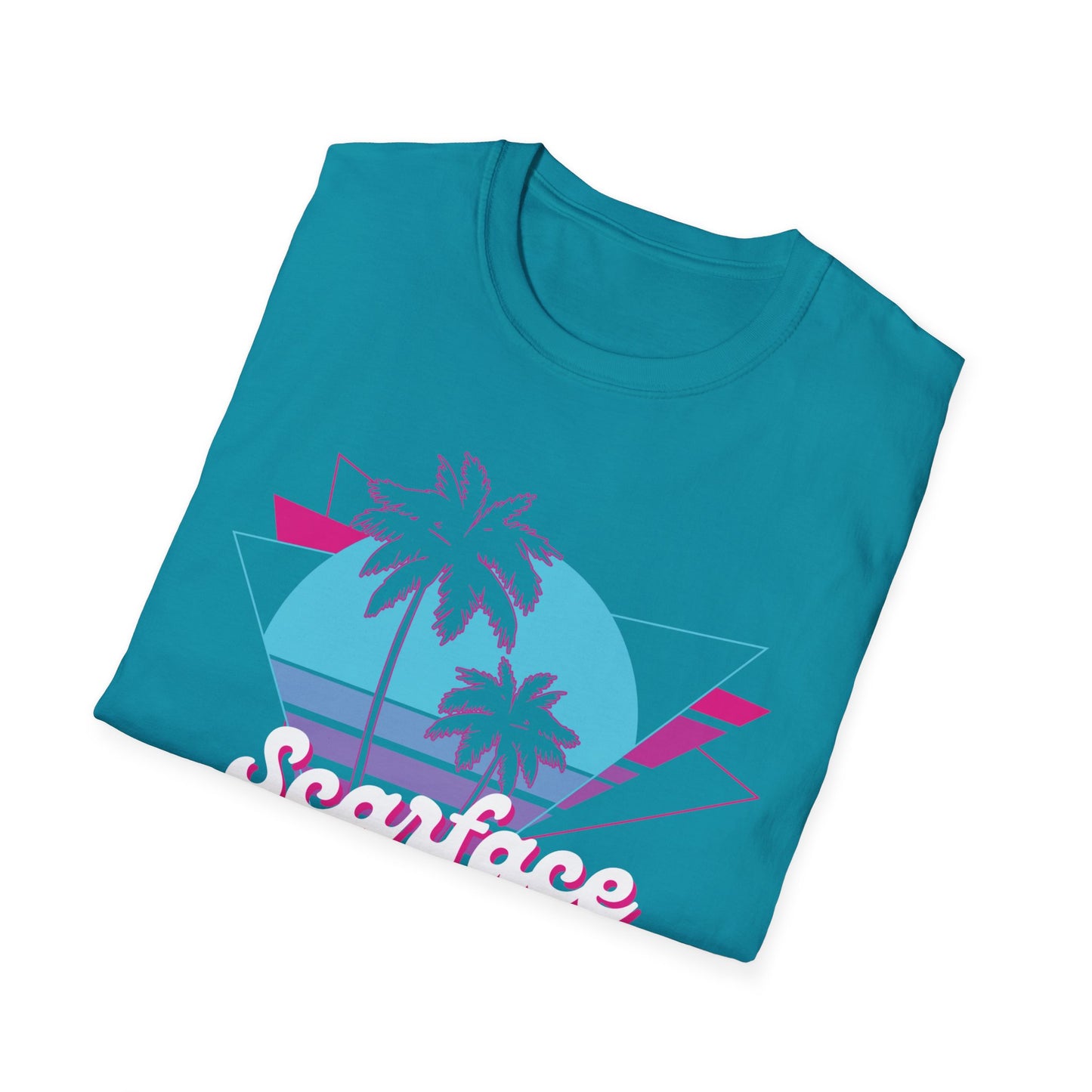 Scarface Neon Empire Graphic T-Shirt – Retro 80s Miami Streetwear Tee