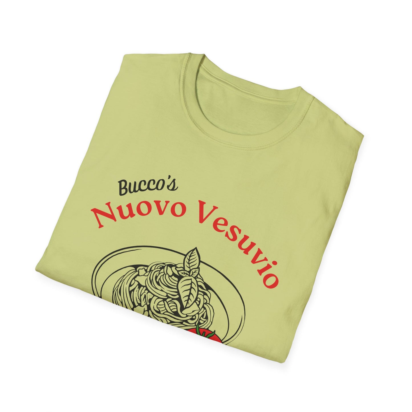Nuovo Vesuvio Spaghetti Graphic T-Shirt – Italian Family Tradition Tee