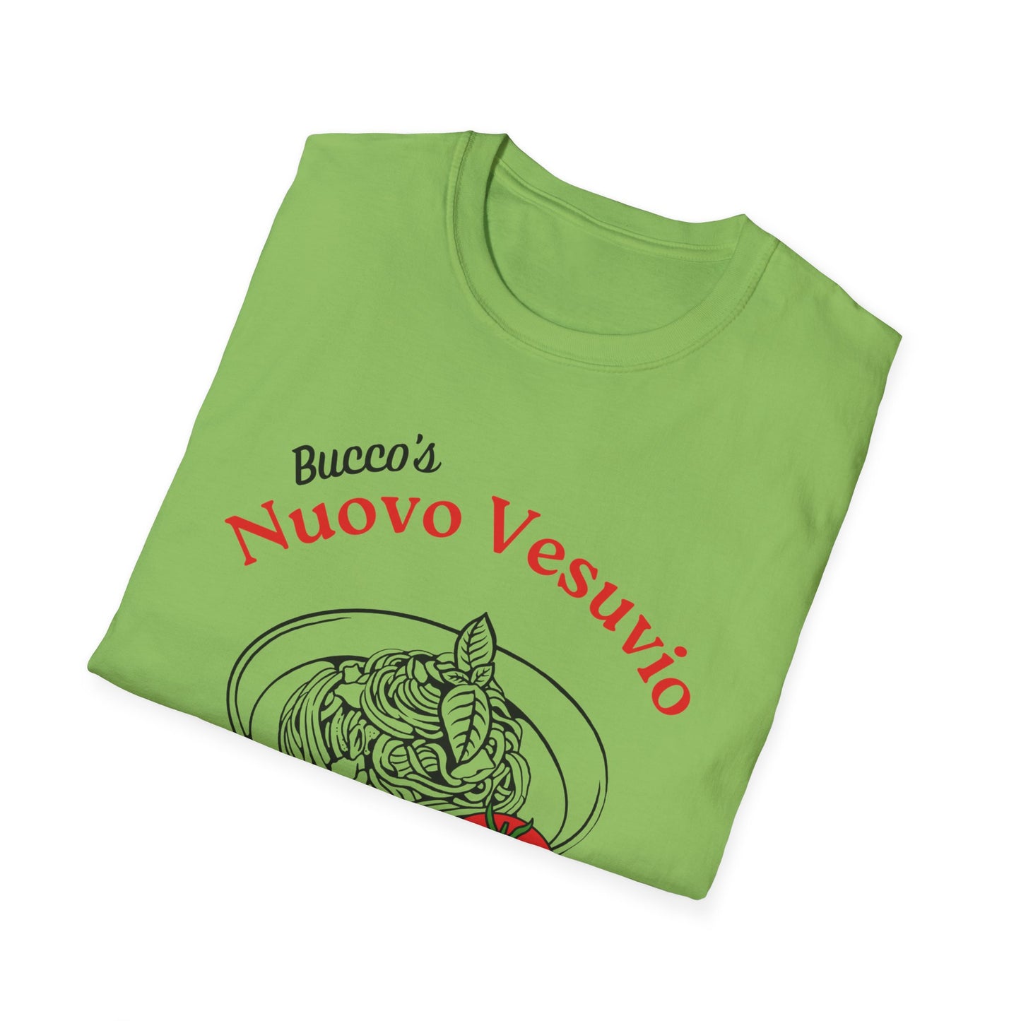 Nuovo Vesuvio Spaghetti Graphic T-Shirt – Italian Family Tradition Tee