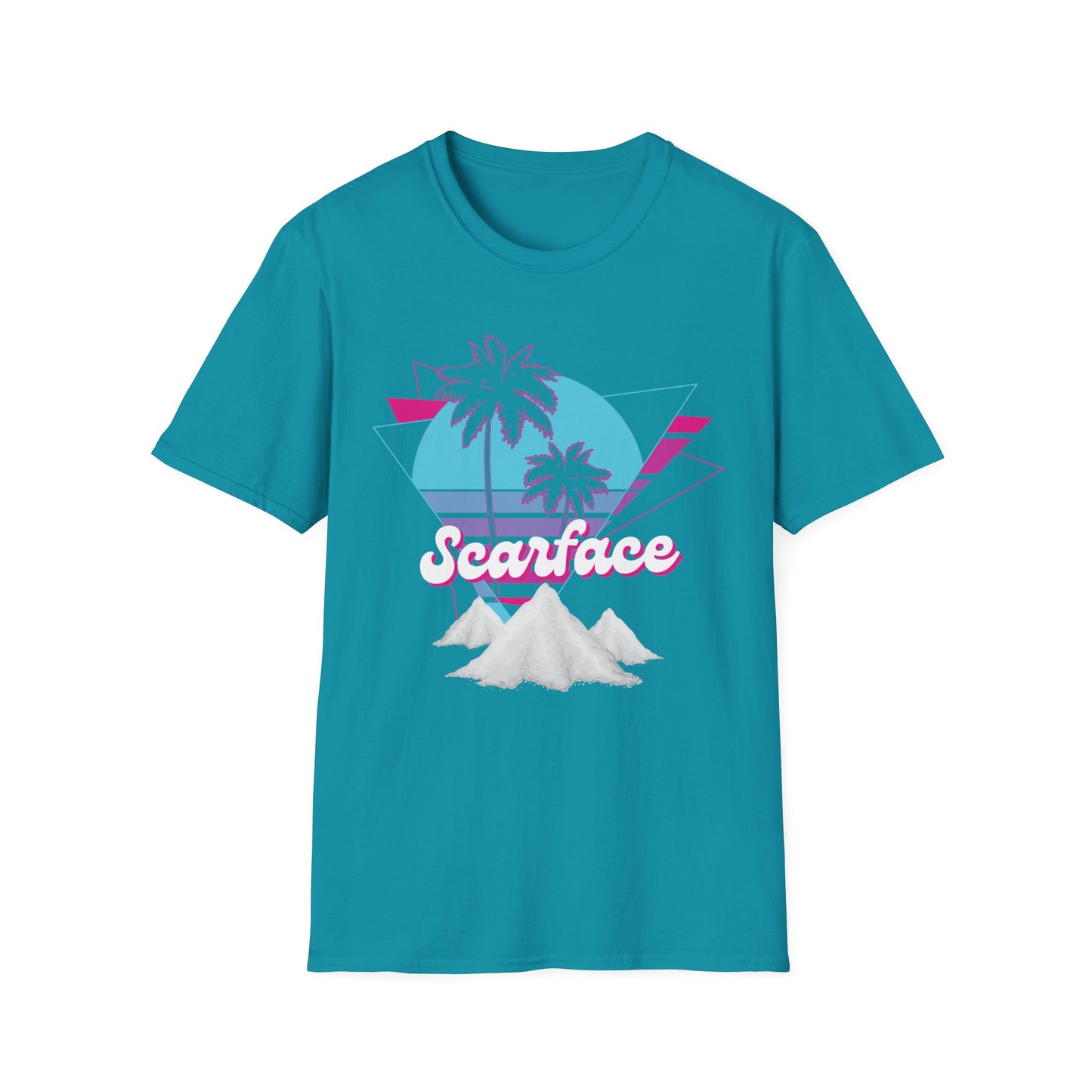 Scarface Neon Empire Graphic T-Shirt – Retro 80s Miami Streetwear Tee