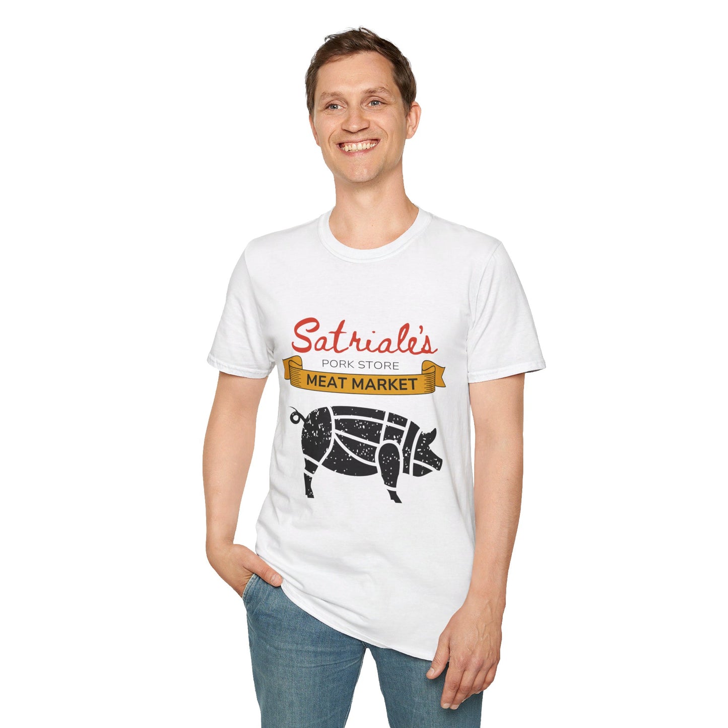 Satriale’s Pork Store T-Shirt – Vintage Meat Market Design
