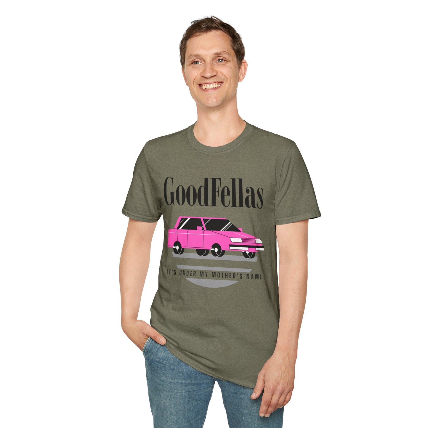 Under My Mother’s Name Graphic Tee – Mob Inspired Retro Car T-Shirt