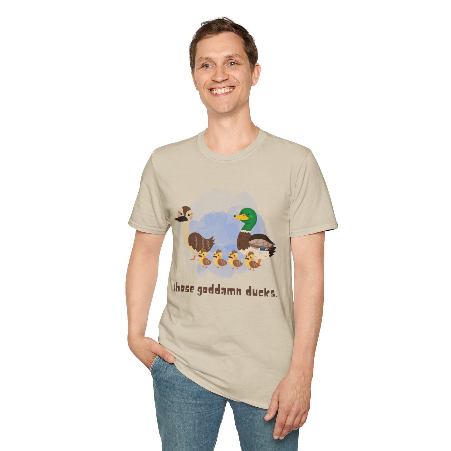 Those Goddamn Ducks – Mob-Inspired Funny Animal Graphic T-Shirt