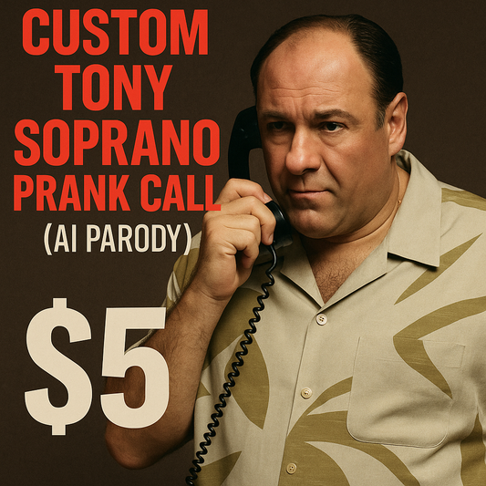 Custom Tony Soprano Prank Call