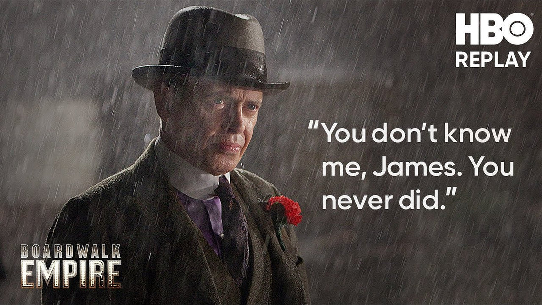 Nucky Thompson confronts Jimmy Darmody in Boardwalk Empire