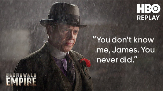 Nucky Thompson confronts Jimmy Darmody in Boardwalk Empire
