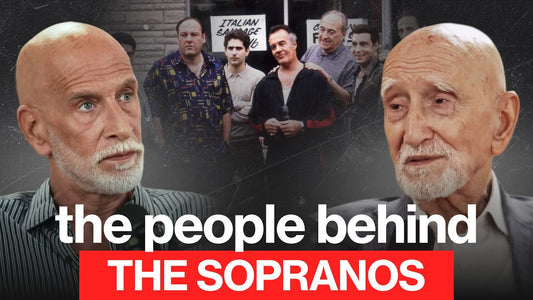 Dominic Chianese and his son launching the Dominic and Junior podcast