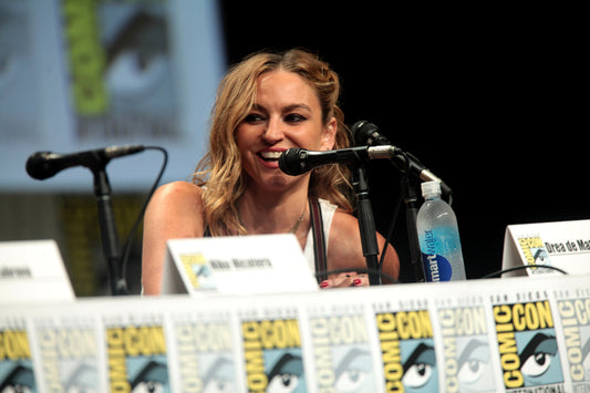 Drea de Matteo speaking at San Diego Comic-Con in 2014