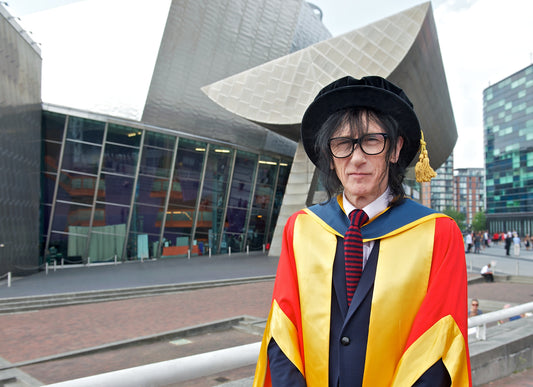 John Cooper Clarke receives an honorary doctorate from the University of Salford