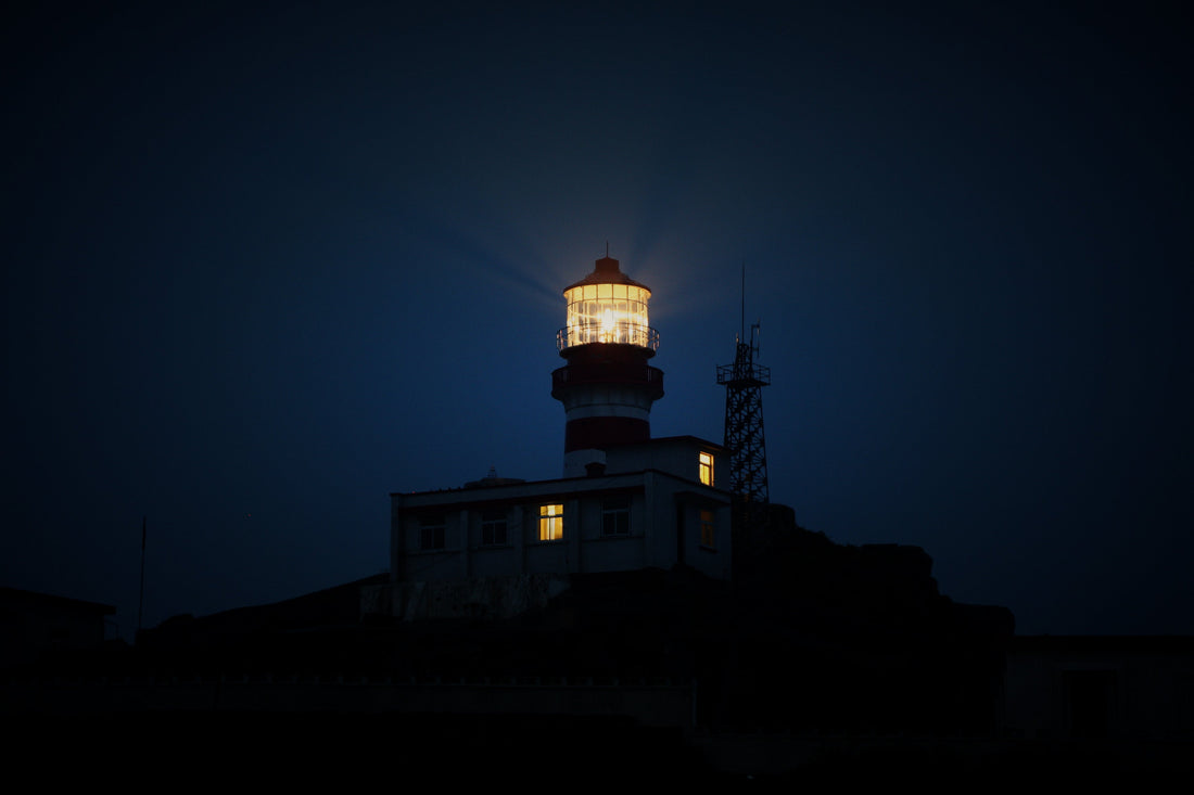 Lighthouse beam evoking the beacon in Tony Soprano’s Kevin Finnerty coma