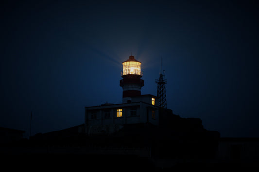 Lighthouse beam evoking the beacon in Tony Soprano’s Kevin Finnerty coma