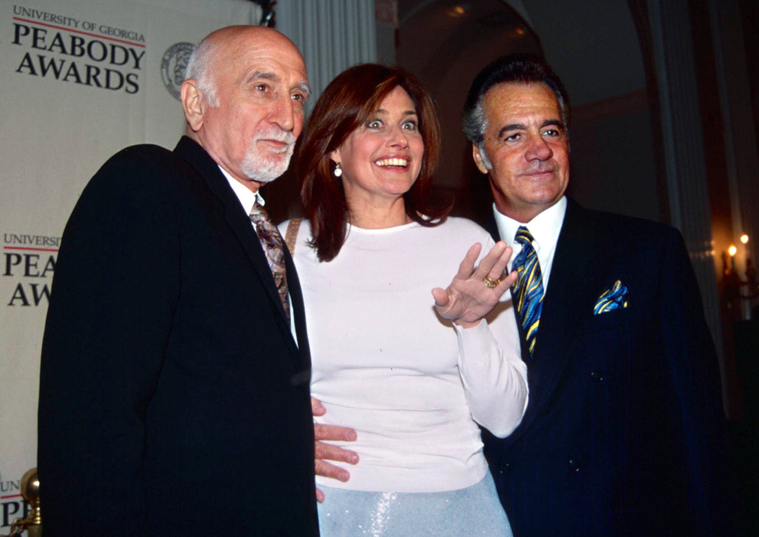 Lorraine Bracco with Sopranos cast members Dominic Chianese and Tony Sirico
