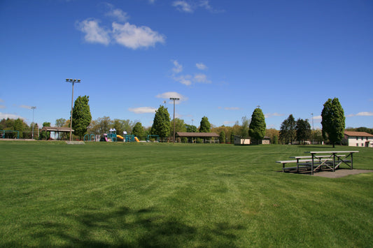 New Jersey soccer field recalling Coach Hauser’s team in The Sopranos
