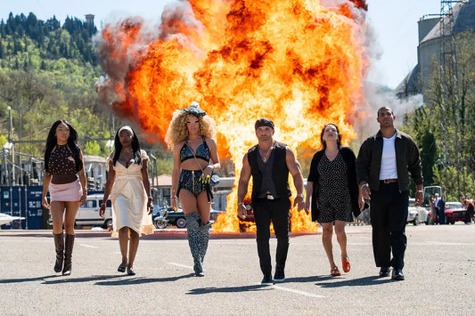 Aida Turturro and fellow contestants in Hulu’s reality competition The Mob