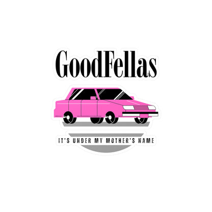 GoodFellas Pink Car Vinyl Decal