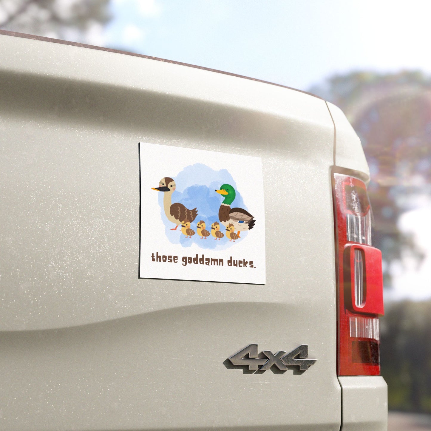 Car Magnet - Those Goddamn Ducks