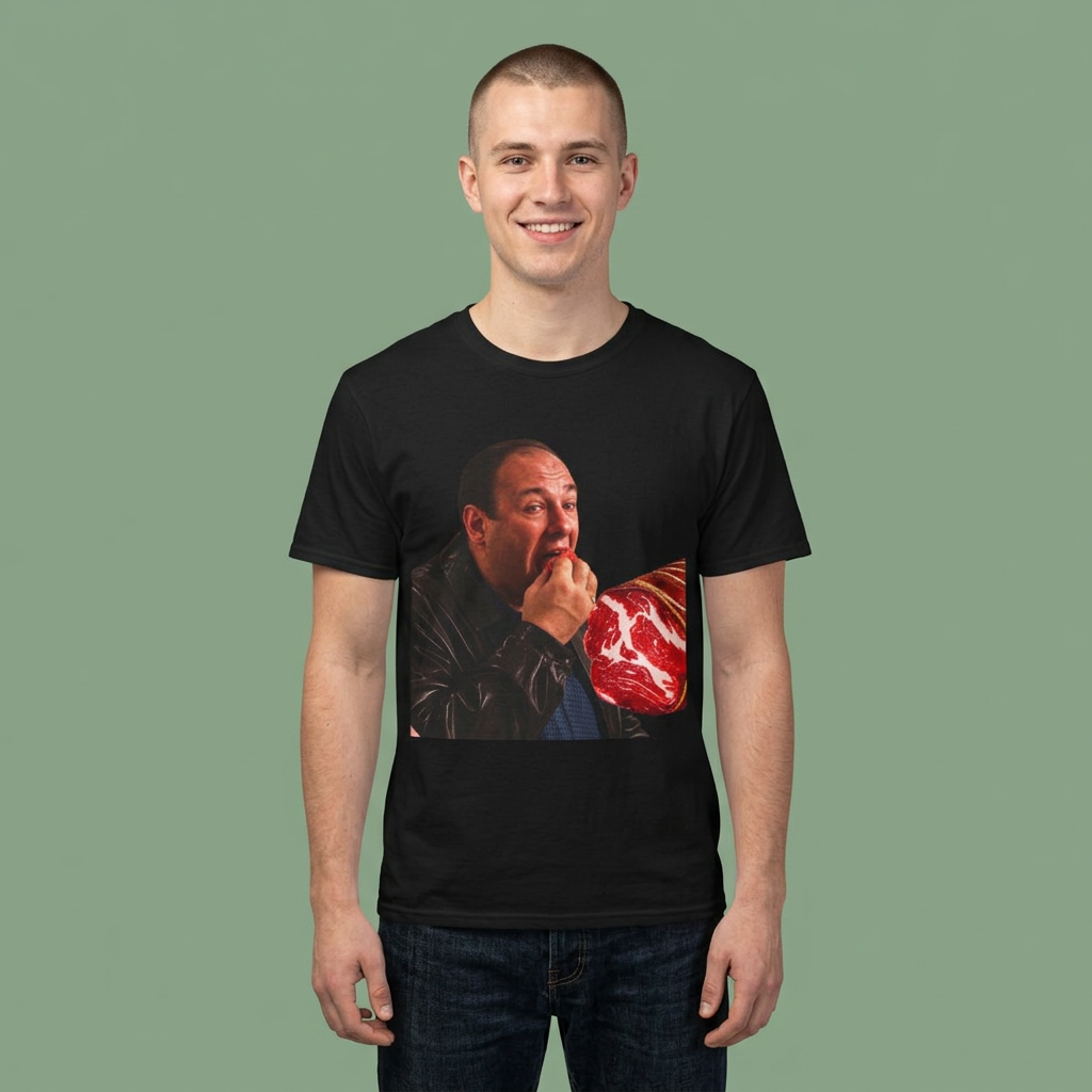 Tony Soprano Eating Gabagool Shirt – The Sopranos T-Shirt